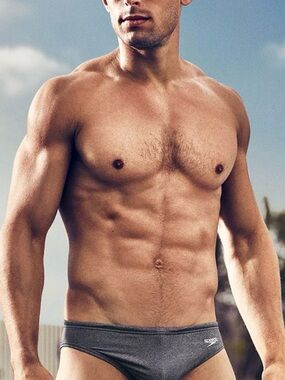 Speedo Gray Men’s Brief Swimwear